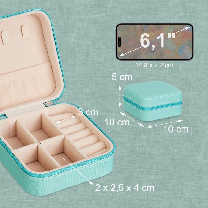 Скринька для прикрас у подорожі Relaxdays