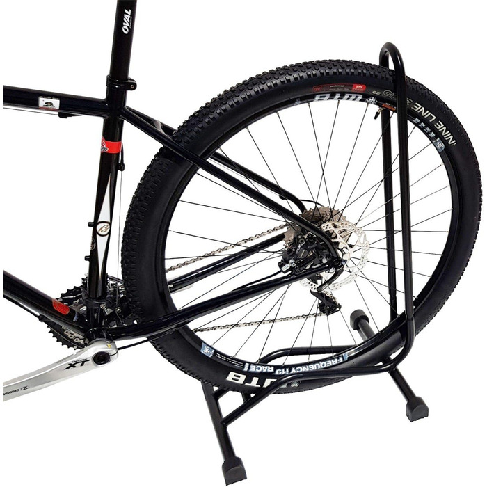 Стійка для велосипеда WELLGRO - Сталева, надійна підставка - колір чорний, білий або сріблястий на вибір, колір білий