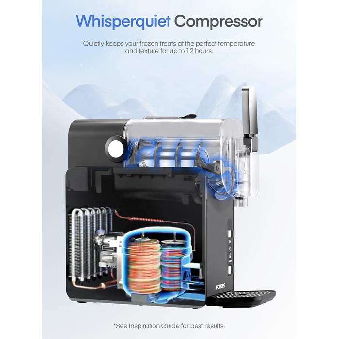 Машина для приготування сляш та коктейлів 2L, 5-в-1, Quickfreeze Technology, для дому