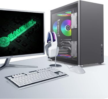 Ігровий корпус GameMax Spark Pro Cube ATX з двома загартованими скляними панелями, USB 3.0, Type-C, чорний