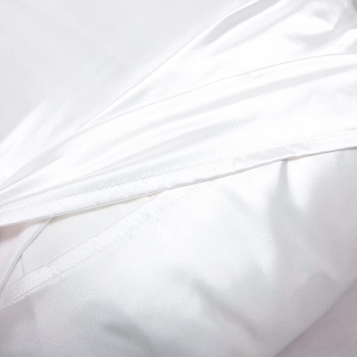 Подушка для ніг та стегон Dioxide для тих, хто спить на боці, з memory foam. Підтримка ніг, колін, стегон, спини та для вагітних. Білий колір.