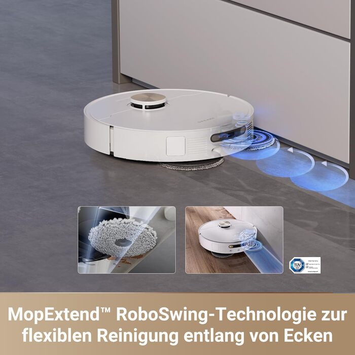 Dreame X30 Ultra: робот-пилосос та миючий робот з автоматичною очисткою, знімний миючий моп, інтелектуальна очистка килимів, потужність всмоктування 8300 Pa, білий