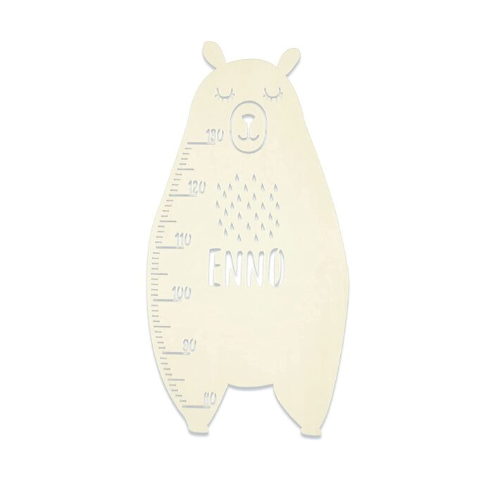 Вимірювальна паличка дитячого розміру модель ведмедя дитяча вимірювальна паличка / подарунок на хрещення або на народження / персоналізована з бажаним ім'ям для дівчаток або хлопчиків дизайн дитячої кімнати від HeLLo Mini