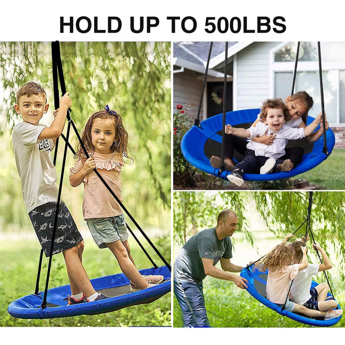 Шоукель REDCAMP Ø 110 см, водостійкий Textilene, для саду та майданчика, блакитний