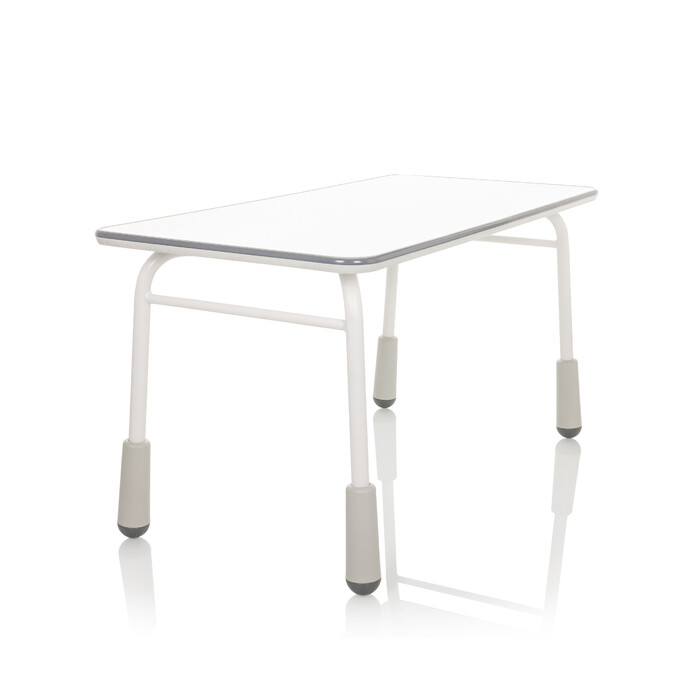 Дитячий стіл KID GRO T 120x60 см, регульована висота, світло-сірий колір, hjh OFFICE