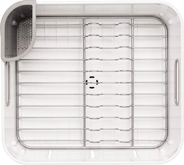 Сушарка для посуду Simplehuman KT1104 компактна, біла, пластик, гарантія 5 років