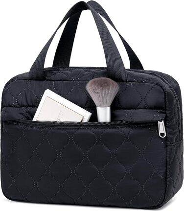 Жіноча підвісна туалетна сумка LOIDOU (Tote Quilted Black)