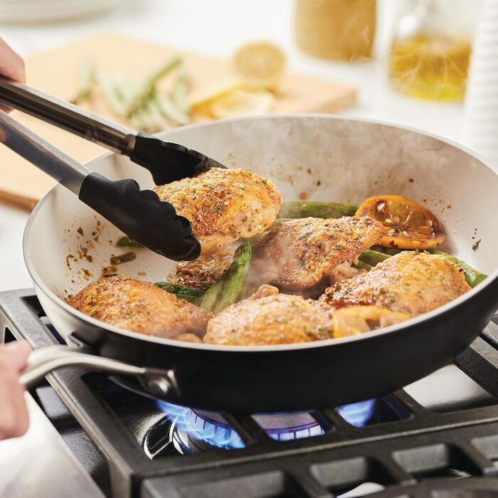 Набір посуду KitchenAid Harteloxierte Keramik, 9-ти частинний, матовий чорний (12.25 дюймів)