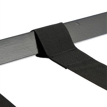 Підставка для валізи з бамбука Relaxdays чорного кольору