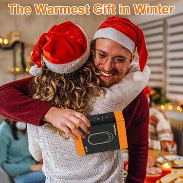 Електричний грілка для рук USB, Powerbank 5200mAh, портативний, багаторазовий, для жінок та чоловіків, для кемпінгу, зимові подарунки, чорний та білий