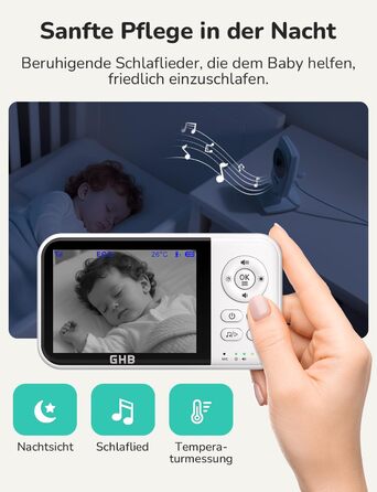 Відеоняня GHB з камерою та LCD-екраном 3.2