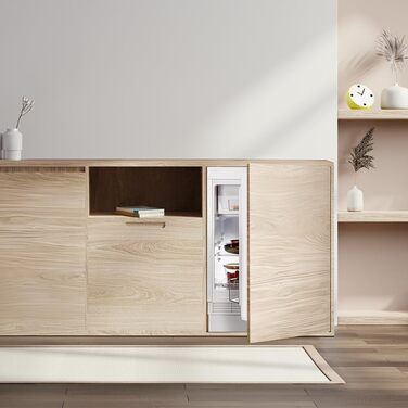 Міні-холодильник Cecotec Bolero CoolMarket TT 107: 121 л, вбудований, чорний, регулювання температури, відсік для овочів, морозильна камера