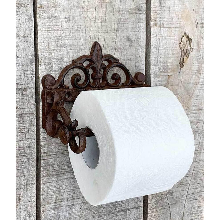 Тримач для туалетного рушника lily nostalgia чавунний тримач для туалетного рушника в античному стилі коричневий