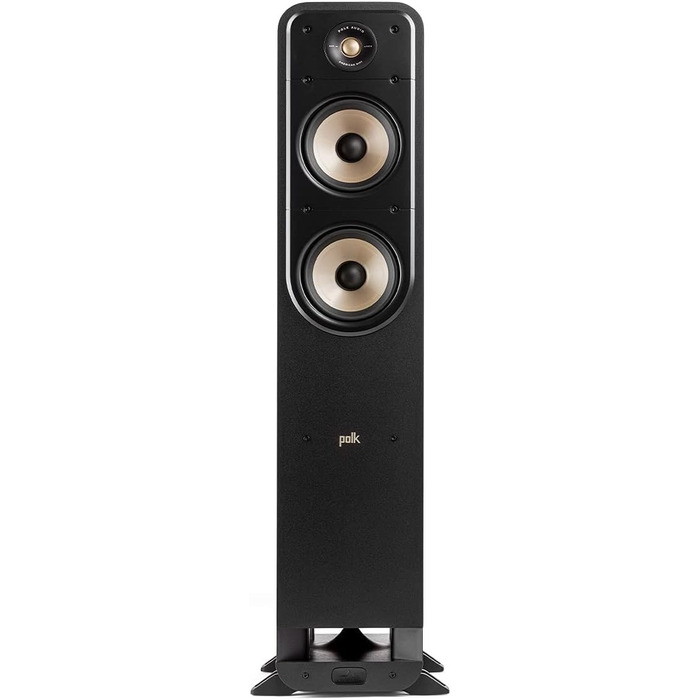 Підлоговий динамік Polk Audio Signature Elite ES55 HiFi, сумісний з Hi-Res, Dolby Atmos і DTSX, чорний