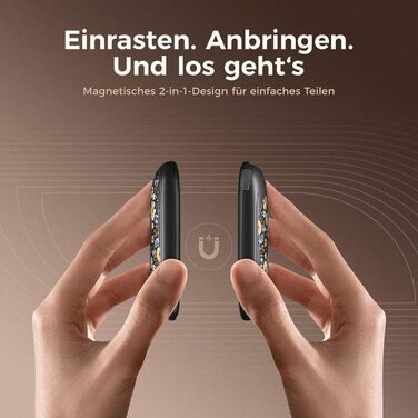Електричні грілки для рук Ocoopa 2 шт. з магнітом, 5000mAh, 3 режими нагріву, компактні, для рукавичок, зими, подарунок