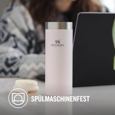 Термокружка Stanley Aerolight Transit 470 мл Rose Quartz - Збереження тепла 6 годин, сумісна з автотримачами