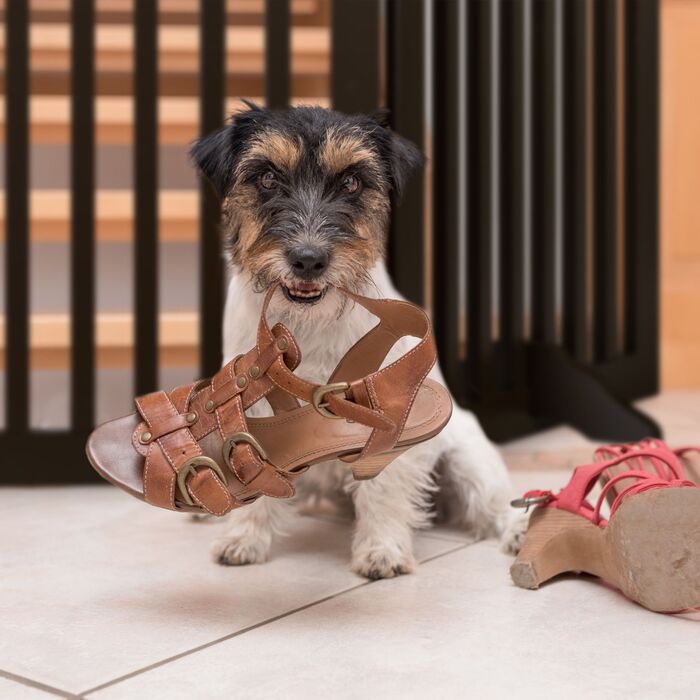 Захисний бар'єр Relaxdays коричневого кольору, 70 см