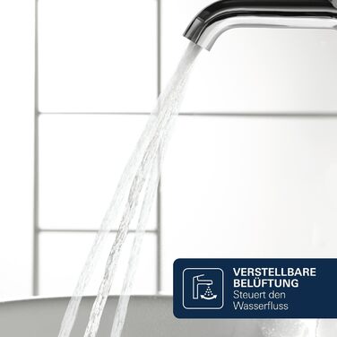 Змішувач для ванної кімнати Grohe Essence, хромований, водозберігаючий, 17 см, проста установка