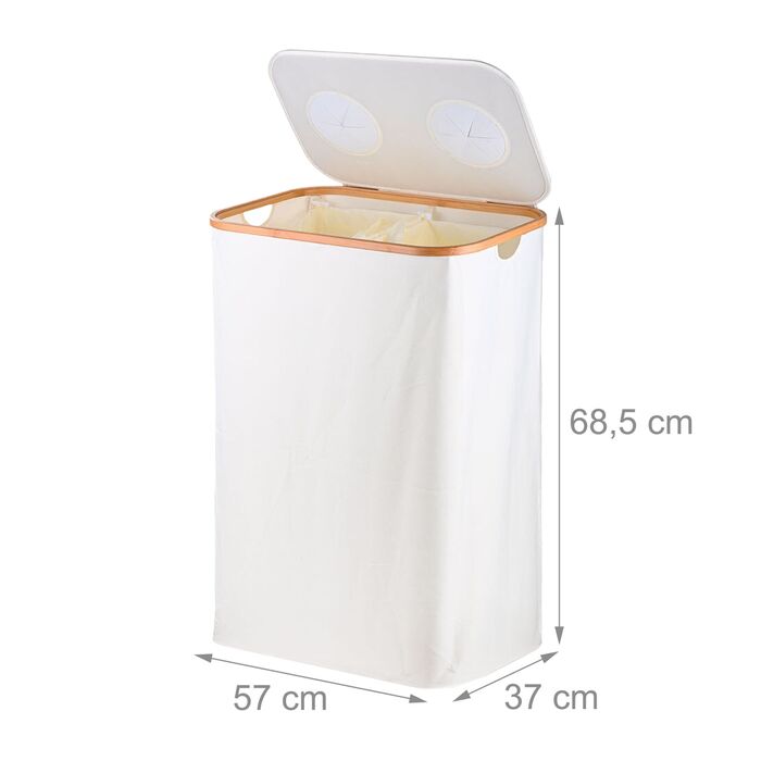 Контейнер для збору пляшок Relaxdays з двома відділеннями