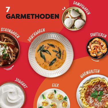 Мультиварка Instant Pot 5.7L 7-в-1 - мультикухня, сковорода, рисоварка, йогуртниця, пароварка, підігрівач