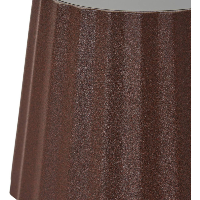 Lindby LED акумуляторна настільна лампа з димером, бездротова, з датчиком дотику, портативна, для внутрішнього та зовнішнього використання, IP54, для саду (Коричнева)