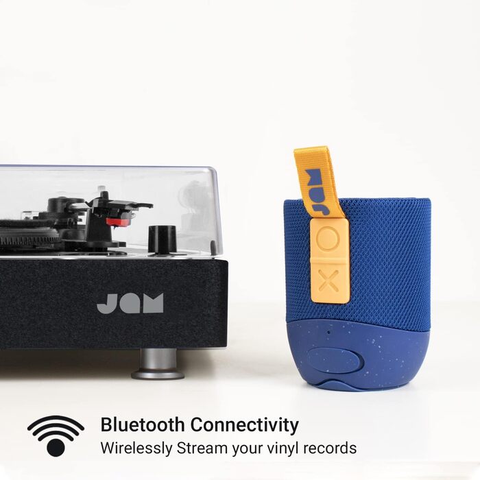Програвач вінілу JAM Spun Out Bluetooth, 3 швидкості, конвертація в MP3, чорний