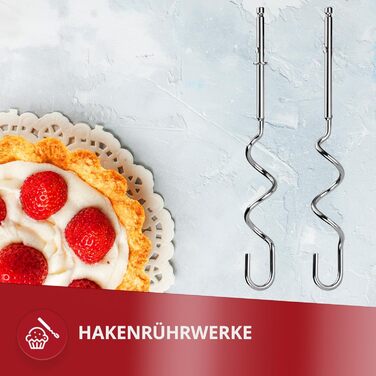 Кухонний комбайн MPM MMR-16Z з обертовою чашею 3.4 л, без BPA, 750W, білий (міксер, планетарний)