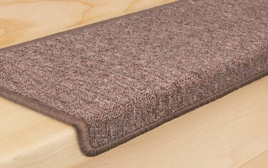 Набір килимків для сходів Metzker Ariston 15 шт.  прямокутних, світло-коричневі