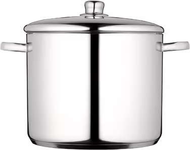 Велика індукційна каструля MasterClass з нержавіючої сталі з кришкою, 14 л, Kitchen Craft