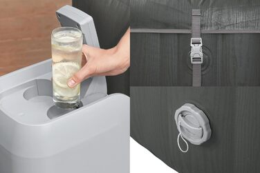 Надувний спа-басейн з гідромасажем Bestway LAY-Z-SPA XXL Mauritius AirJet з Wi-Fi, овальний, 270 x 180 x 71 см