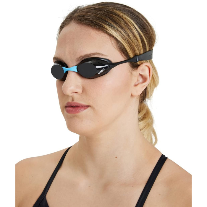 Чоловічі плавальні окуляри ARENA Cobra Swipe (1 комплект), Один розмір підходить всім, Світло-блакитний-синій