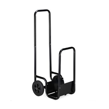 Візок для дров Relaxdays (чорний)