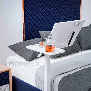 Стіл Hommex Mobidesk Duo USB White (арт. ТН-010-2 White)