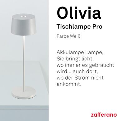 LED-лампа Zafferano Dimmable, IP65, для внутрішнього/зовнішнього використання, Micro-USB, 35.5 см, білий штекер EU