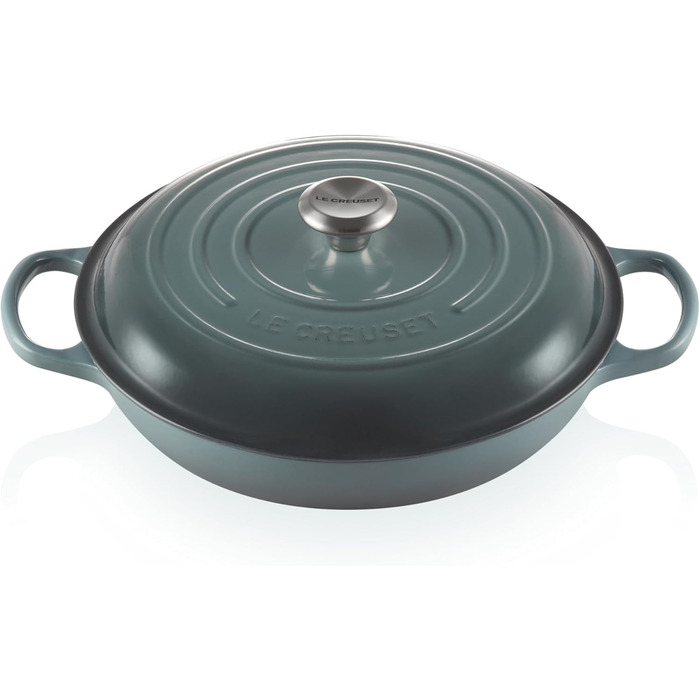 Le Creuset Signature: Жаростійкий горщик Gourmet, Ø 30 см, 3,5 л, для всіх типів плит (індукція), Chambray