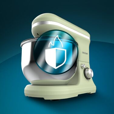 Міксер Cecotec Cecomixer Merengue 5L 1200W: 6 швидкостей, сталева чаша 5л, зелений, 5 функцій