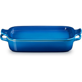Форма для запікання Le Creuset прямокутна зі скляною кришкою, 3 л, вишневий (Марсель)