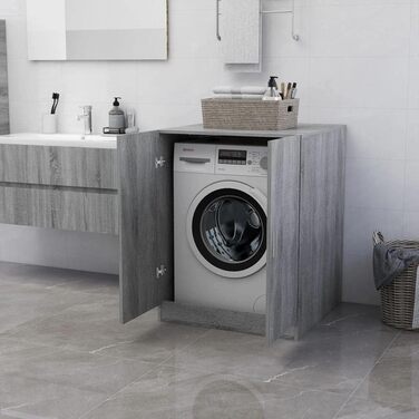 Тумба для пральної машини homiuse Grey Sonoma 771.5x91.5 см - Компактний, модний дизайн