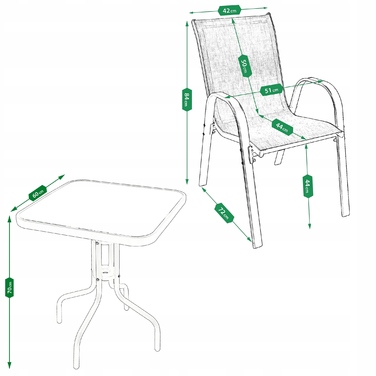Комплект садових меблів Jumi з техноротанга, бежевий, 3 предмети