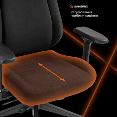 Крісло ігрове GamePro GC925B Fabric Black