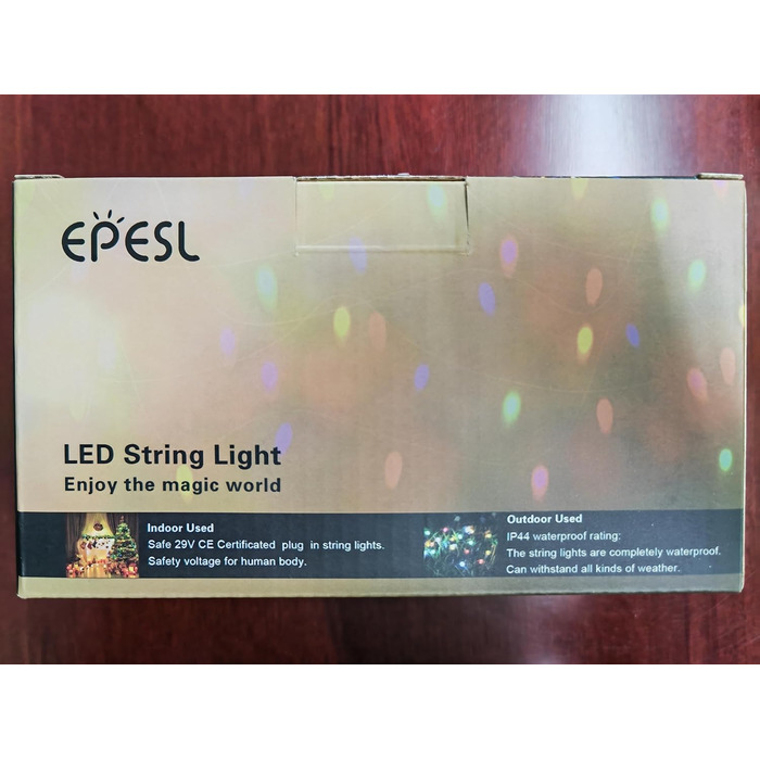 Гірлянда світлодіодна Herbst 35м, 320 LED, фіолетова, для Хелловіну, Різдва, вечірки, саду, дому. Водостійка, 8 режимів, з пам'яттю.