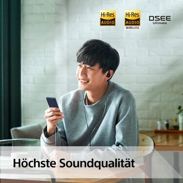 Плеєр MP3 Sony Walkman NW-A306 32ГБ, сенсорний екран, до 36 годин роботи, Wi-Fi, покращене звучання, синій