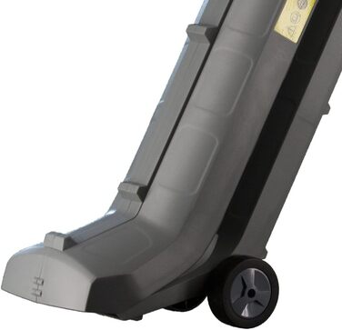 IKRA 74204030 Електричний 3-в-1: пилосос для листя, повітродувка, подрібнювач листя IBV 2800 E, об'єм контейнера 45л, швидкість повітря 275 км/год, 2800 Вт, 230 В, сірий/червоний/чорний