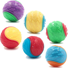 М'ячики для собак Sricam 6x, іграшка для жування, чищення зубів, тренувальний м'яч, інтерактивний м'яч для собак