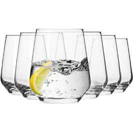 Кросно склянки для води склянки для соку склянки для віскі склянки для пиття / набір з 6 / 400 мл / Колекція Splendour / ідеально підходить для дому, відпочинку