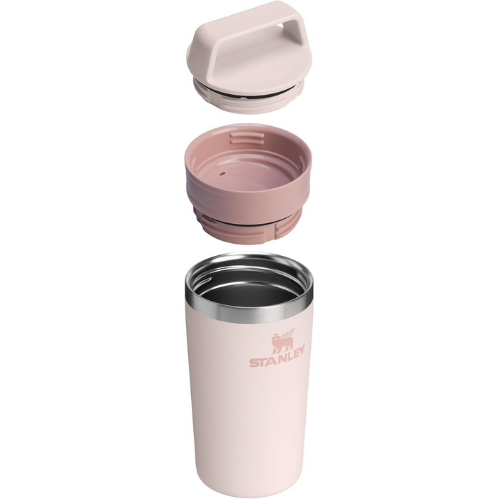 Термокружка Stanley Cafe з нержавіючої сталі - 0.35л (Rose Quartz) - для кави та напоїв на виніс