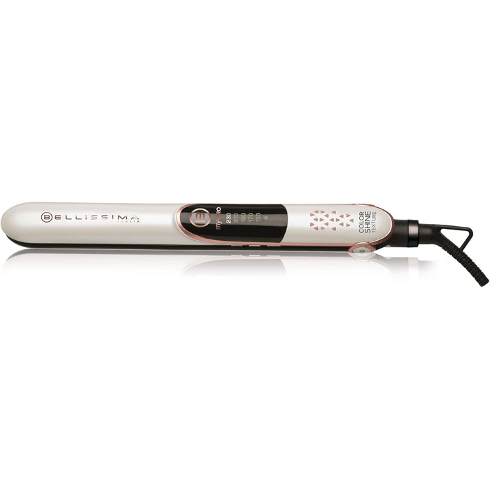 Випрямляч для волосся Bellissima Creativity Color Shine B22, для фарбованого волосся, з регулюванням температури 150-230°C, захисне покриття