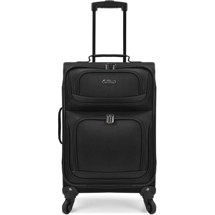 Чемодан ручної поклажі U.S. Traveler Rio, колір кобальтово-синій (чорний), 4 колеса