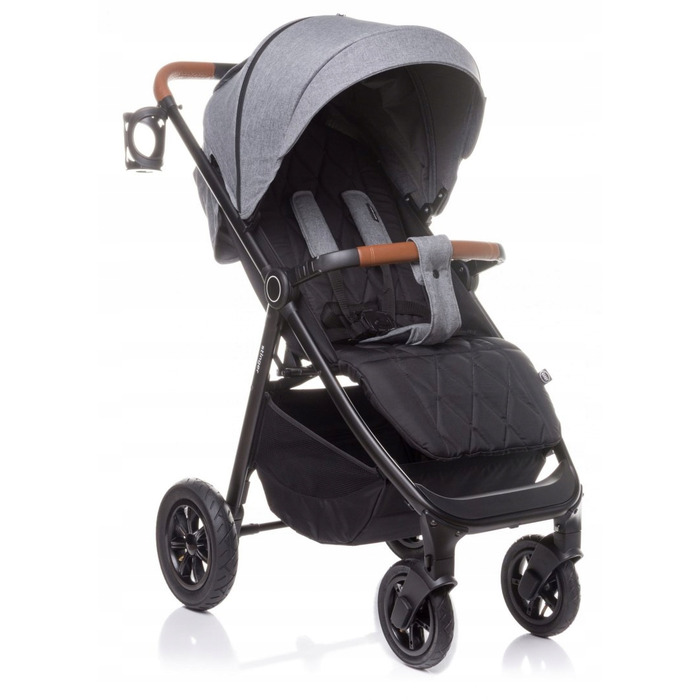 Дитячий прогулянковий візок 4BABY Stinger Air, колір Light Grey