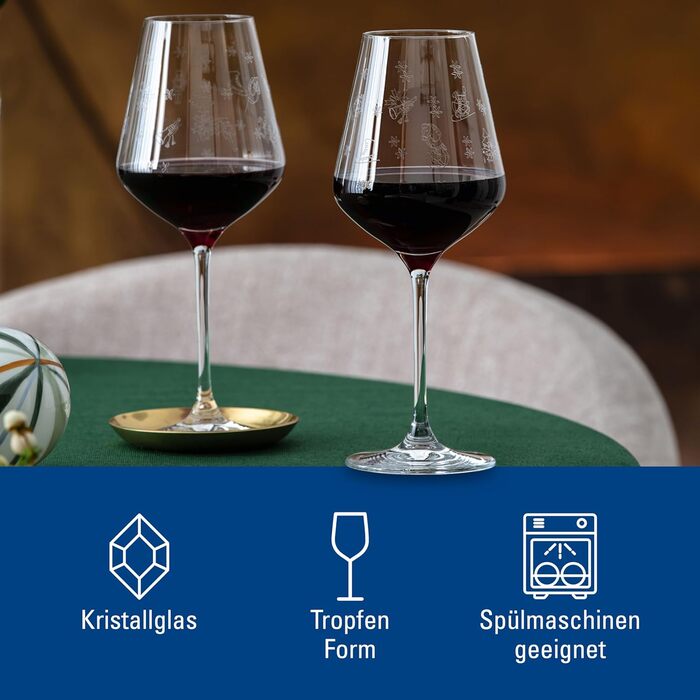 Набір келихів для шампанського та секту Villeroy & Boch Toy's Delight (2 шт.), кришталеве скло, для святкування, сумісний з посудомийною машиною
